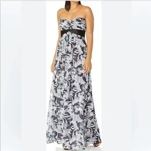 BCBG MaxAzria Kai Printed Maxi Gown